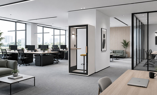 How to Choose a Soundproof Booth for Office Use